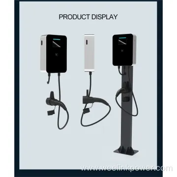 Stylish Commercial Residential 7kw 11kw 22kw AC EV Charger with Bluetooth